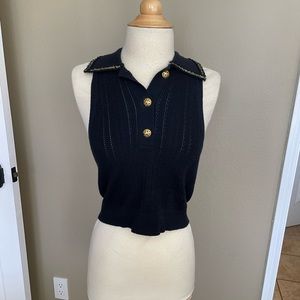 Urban Revivo crop knit tank top - Size small / US 4